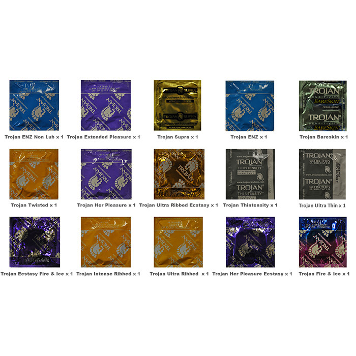 Condoms Trojan Condoms Trial Pack (15 Pack)